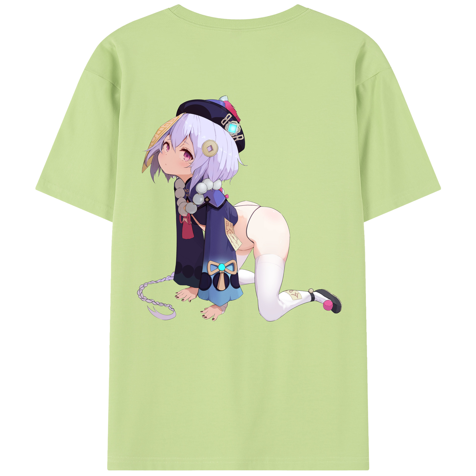げんし神 七七 なな  genshin Nana 綿100％半袖Tシャツ（背面プリント）